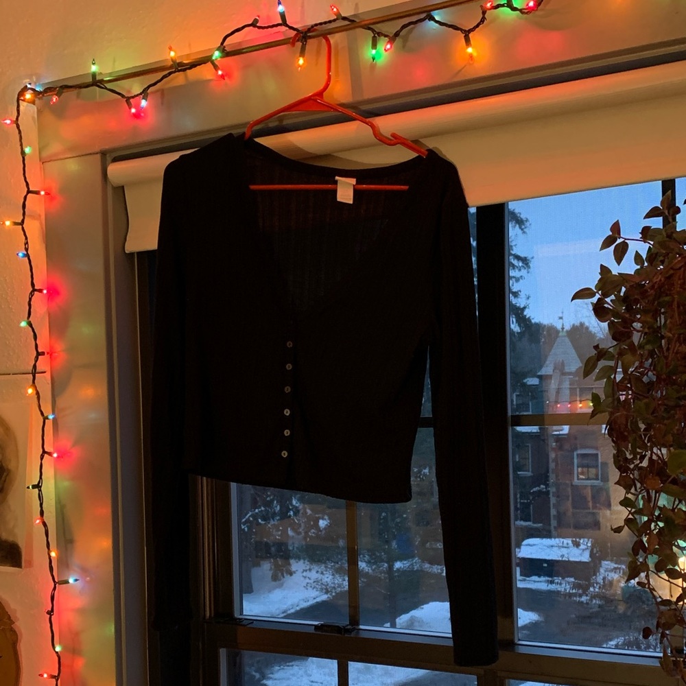 Black hm cardigan